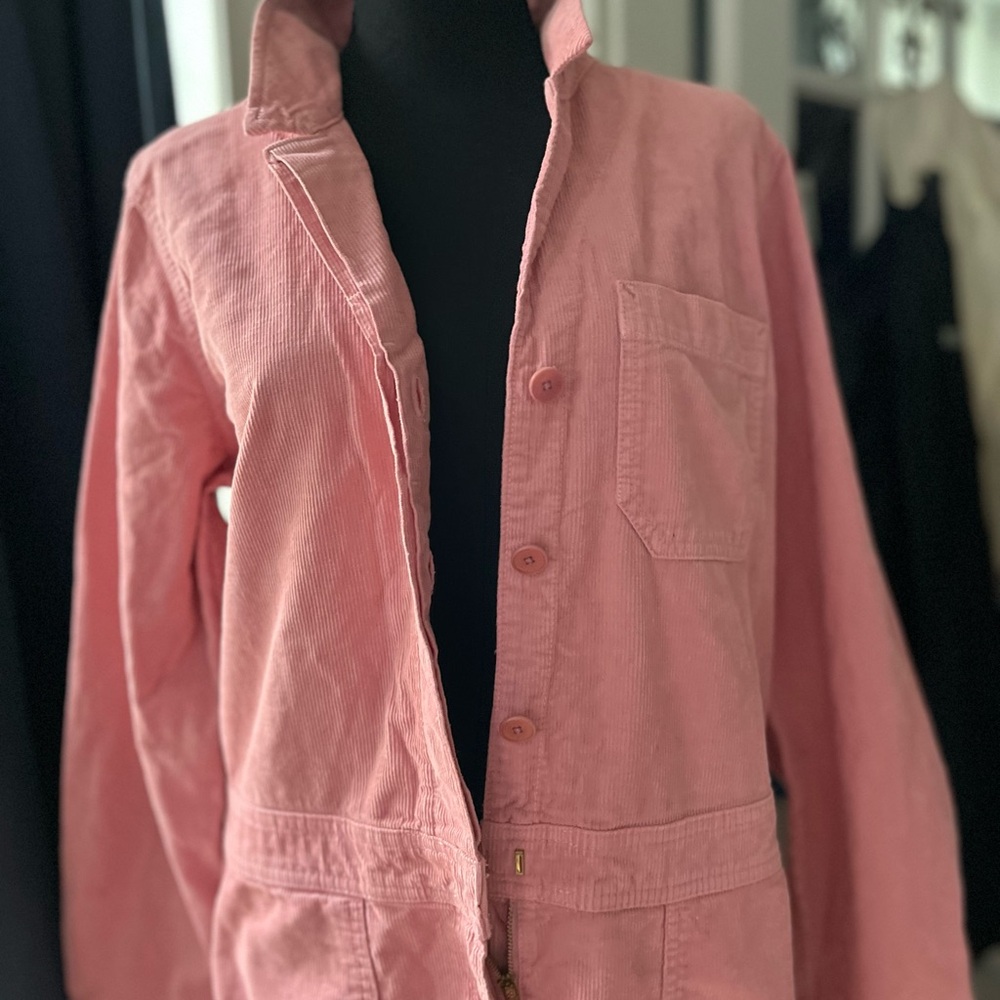 J crew corduroy rose pink jumpsuit - Picture 3 of 9